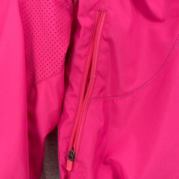 Lululemon Run Inspire Jacket Womens 8 Pink Dual Zipper Water Resistance Hood - Picture 5 of 16